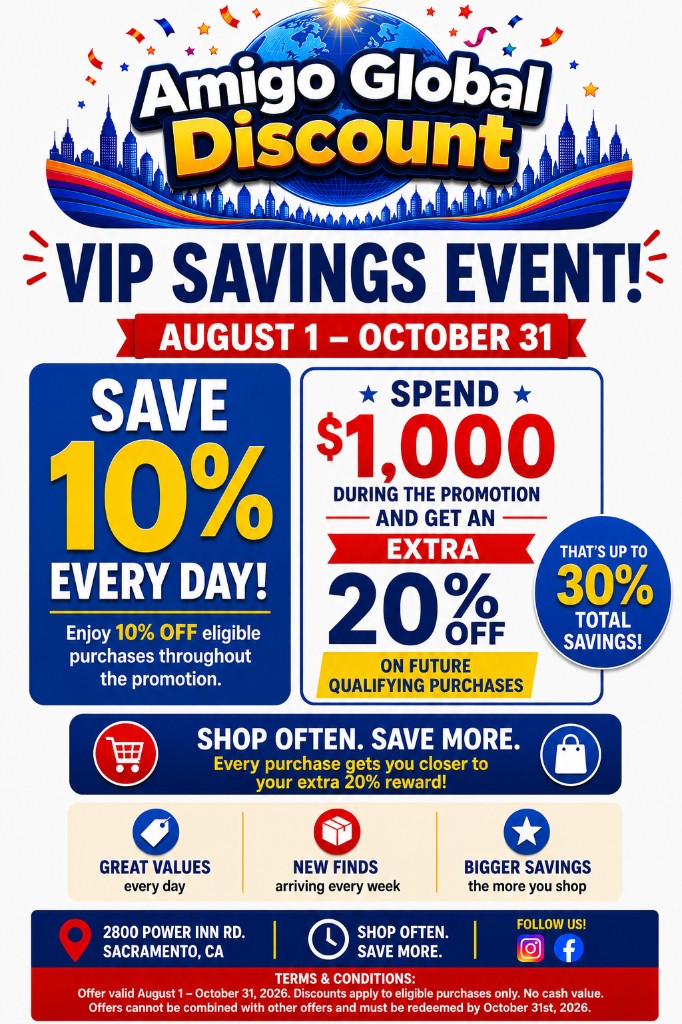 VIP Savings Event in-store flyer